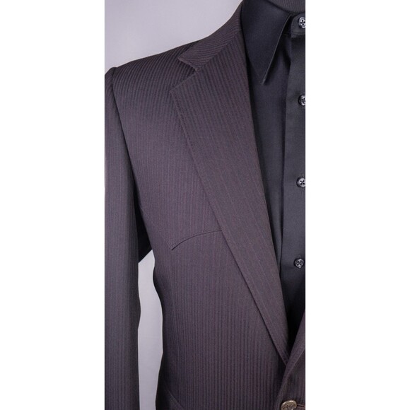 Vintage Pagano West Mens 42R Western Sport Coat Blazer, Cowboy Striped Made USA - Picture 5 of 10